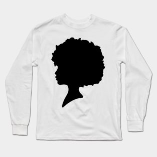 Afro Female Long Sleeve T-Shirt